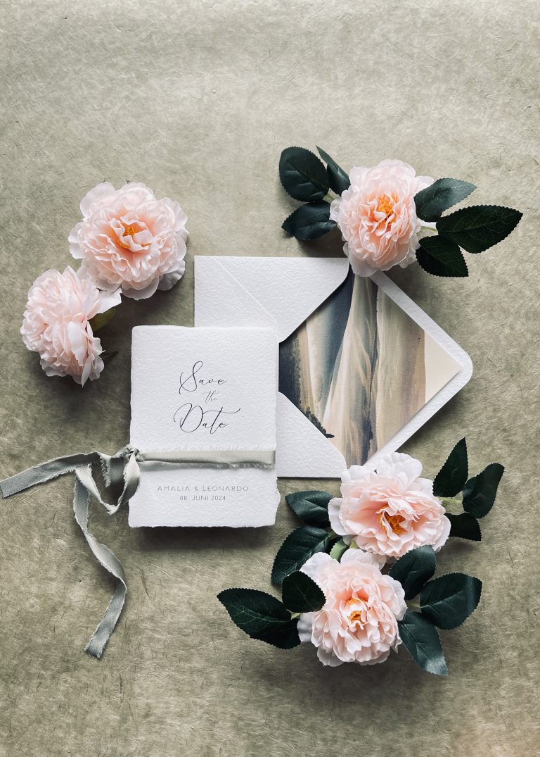SAVE THE DATE MIT KUVERT LINER